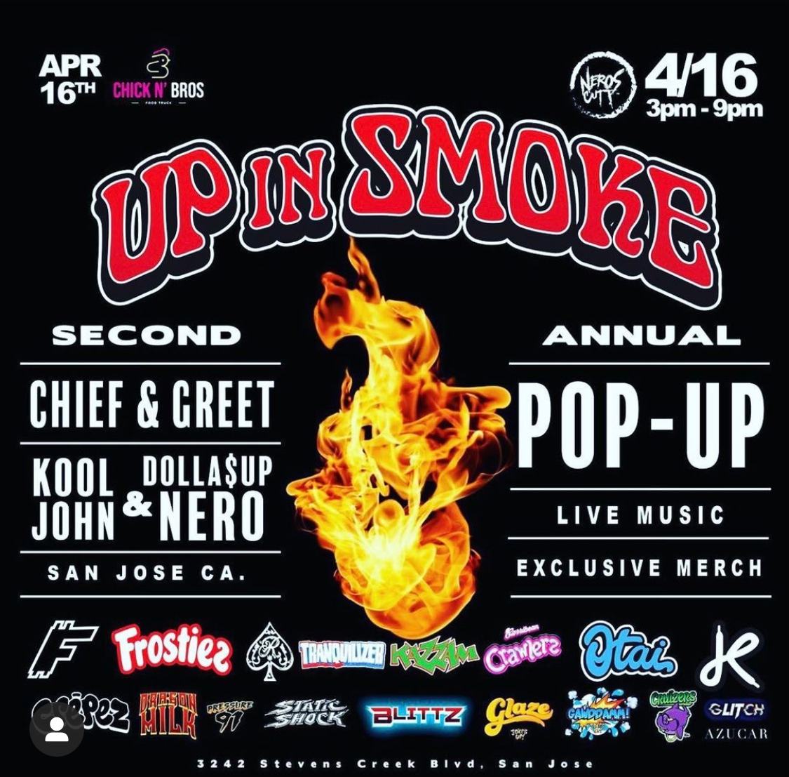 THANK YOU TO ALL WHO CAME OUT TO SUPPORT US THIS PAST WEEKEND AT THE UP & SMOKE POP UP