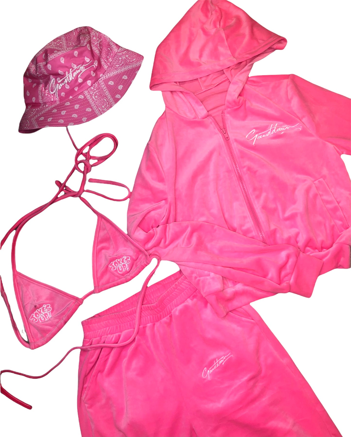 Gawddamm bikini sweatsuit set