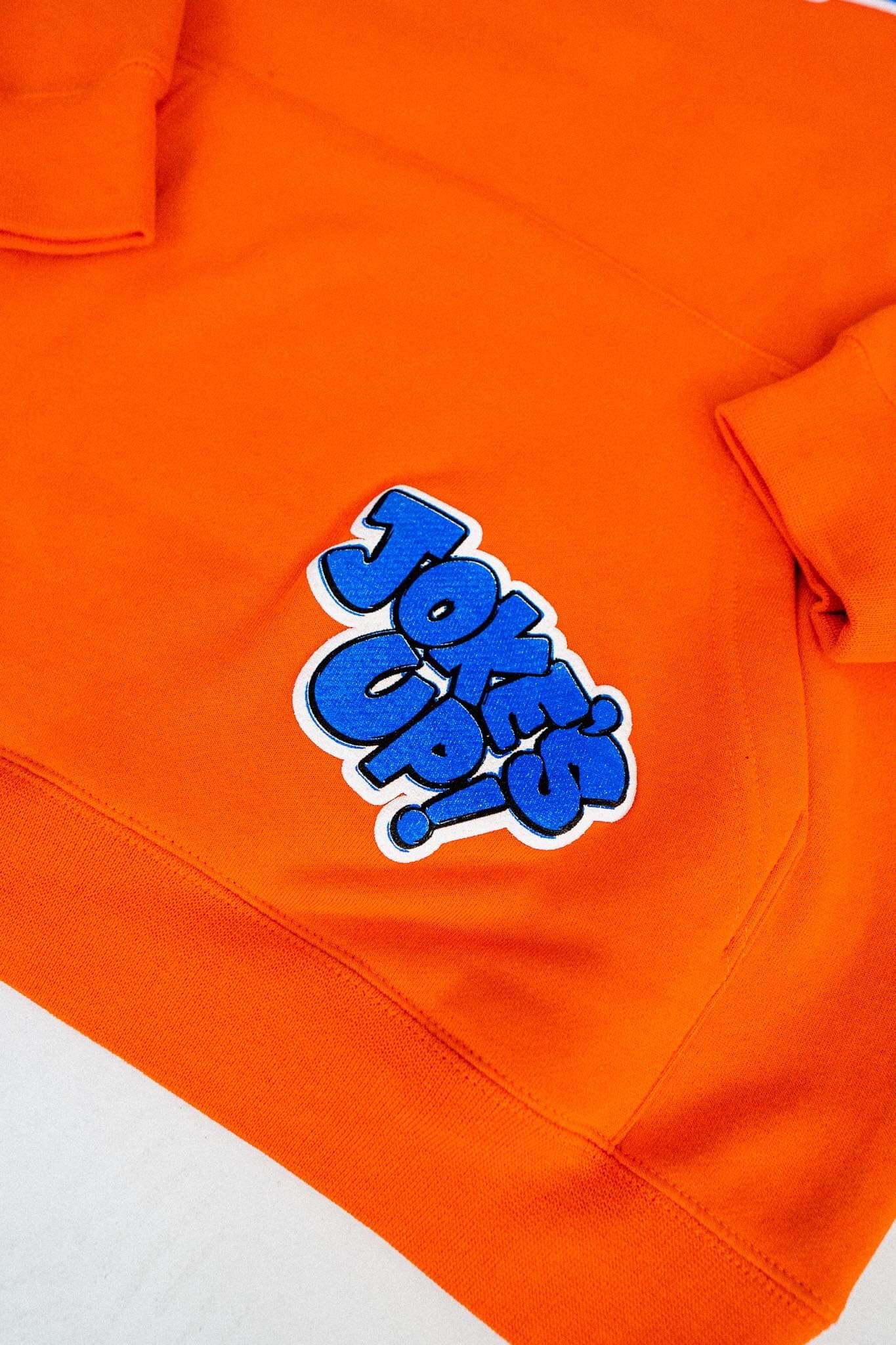 Orange Gawddamm Jokesup Hoodie