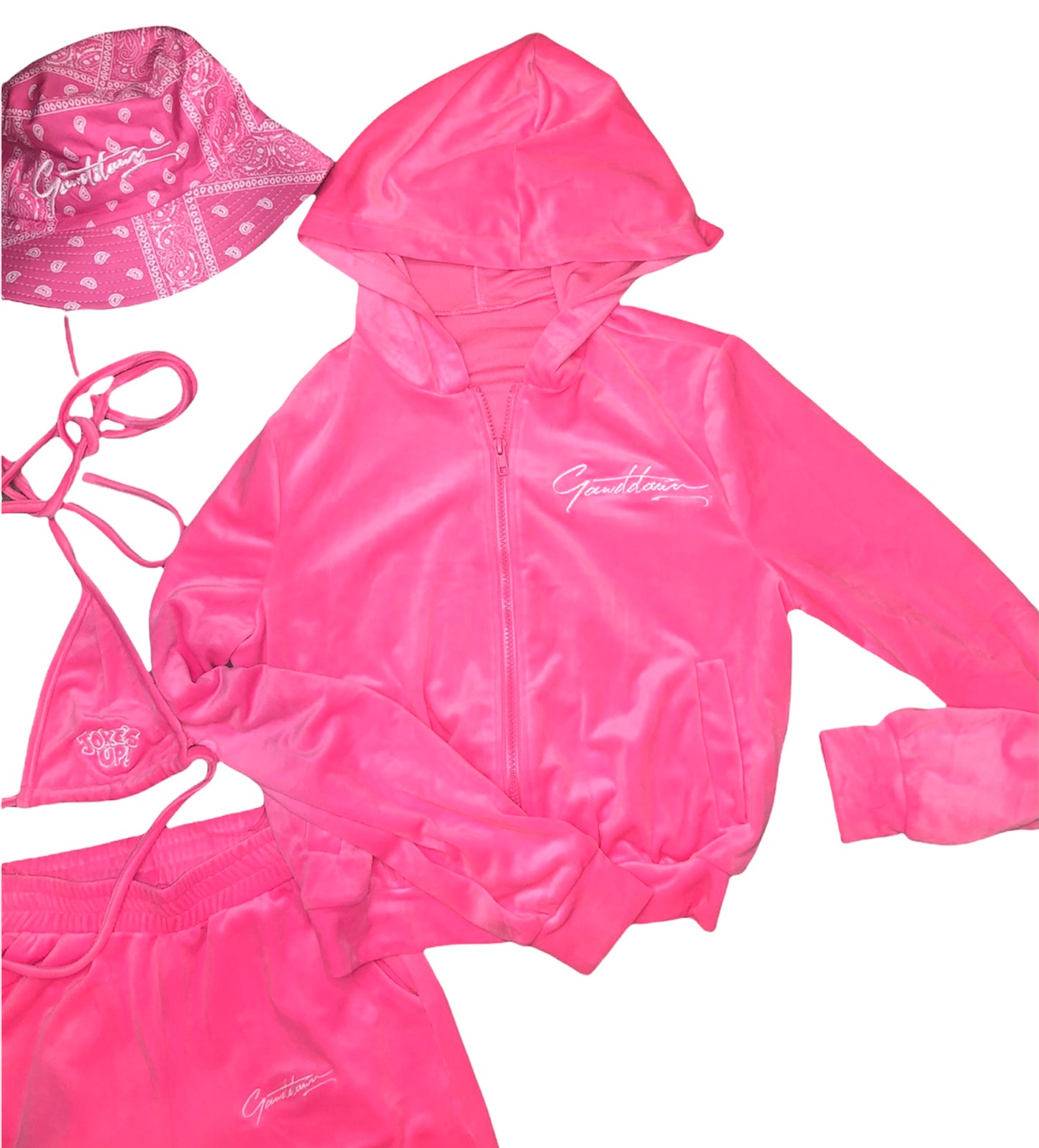 Gawddamm bikini sweatsuit set