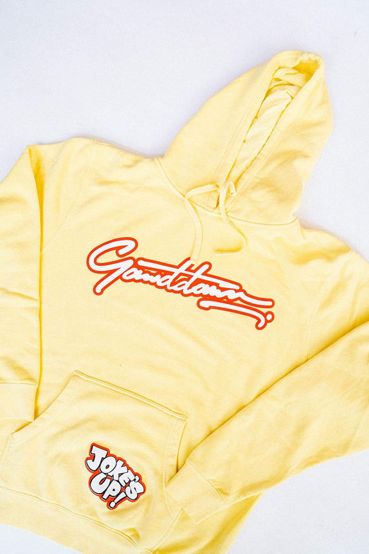 Yellow Gawddamm Jokesup Hoodie