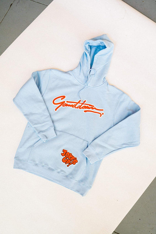 Icy Blue Gawddamm Jokesup Hoodie